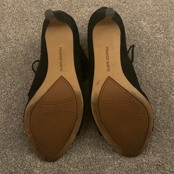 Black peeptoe heels - Picture 4 of 8
